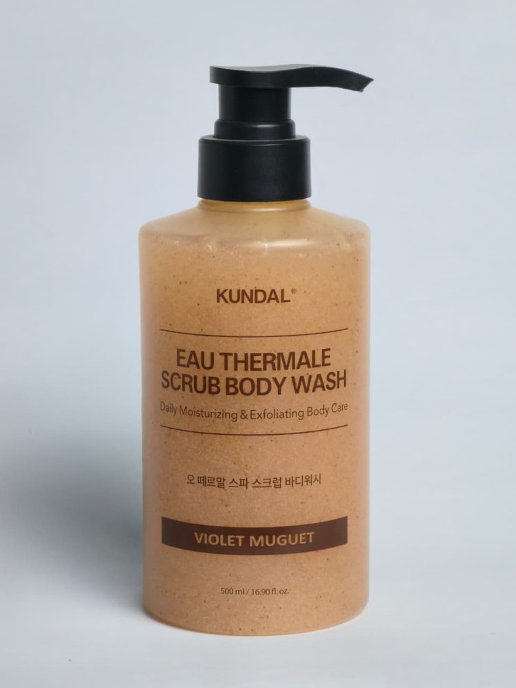 Kundal Eau Thermale Scrub Body Wash Violet Muguet