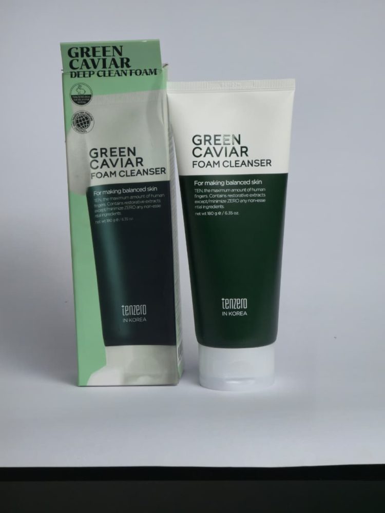 Tenzero Green Caviar Foam Cleanser 4