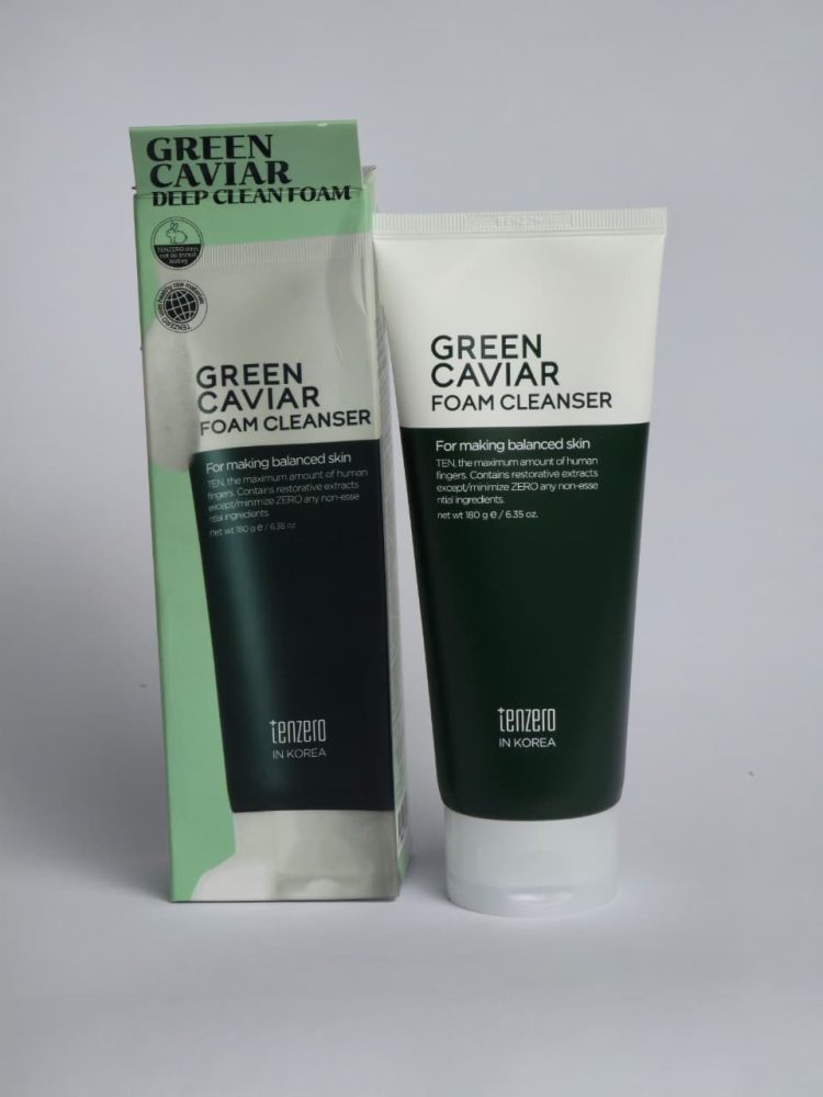 Tenzero Green Caviar Foam Cleanser 5