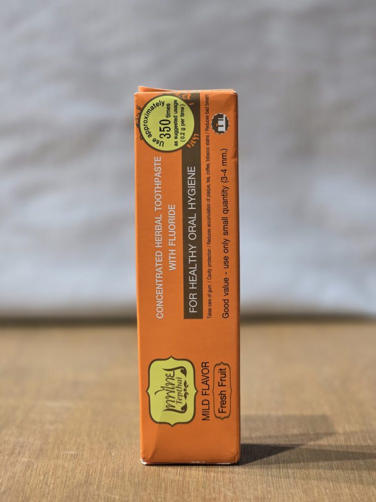 Tepthai Concentrated Herbal Toothpaste with Fluoride (Fresh Fruit)