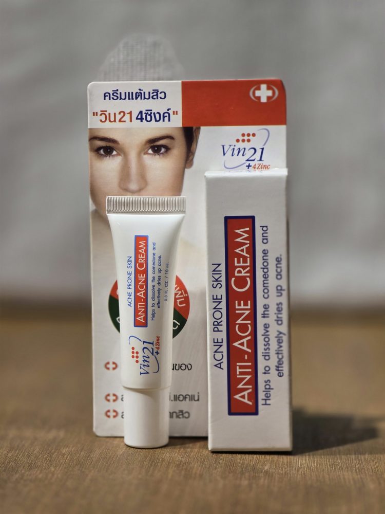Vin-21 4 Zinc Anti Acne Cream