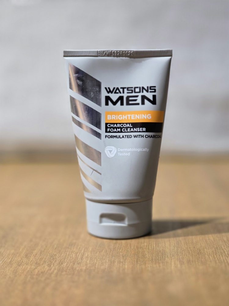 Watsons Men Brightening Charcoal Foam Cleanser
